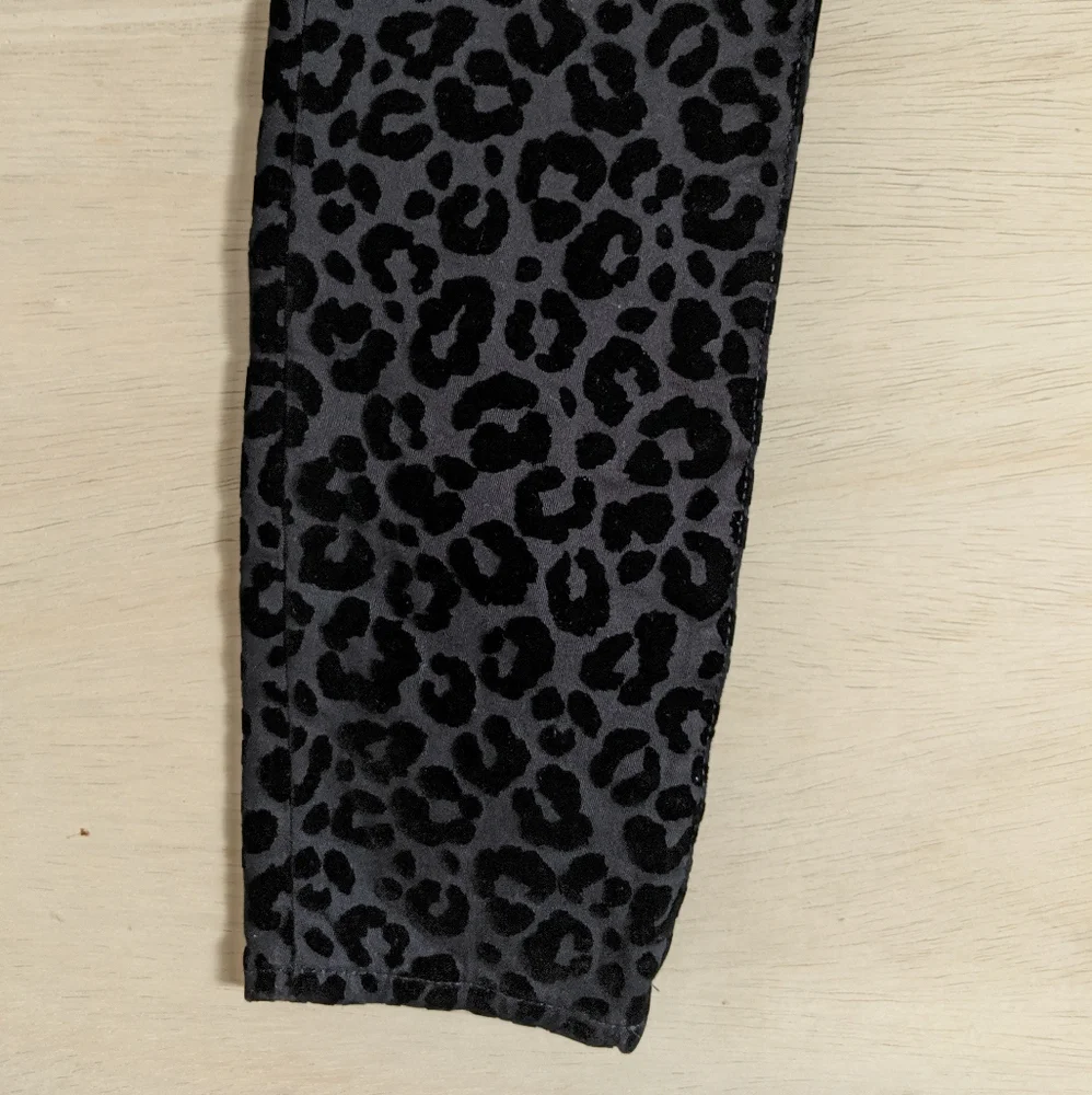 NWT MADEWELL 9" Mid Rise Black Leopard Skinny Jean - Picture 16 of 16